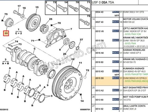 KASNAK KLIMA KRANK SAC DW12