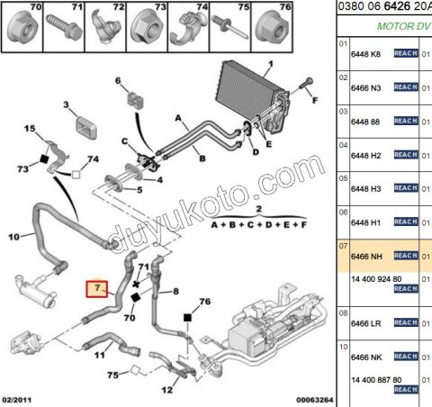 Kalorifer Hortumu EXP3 SCD3
