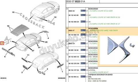 ARMA BAGAJ DS LOGO DS41
