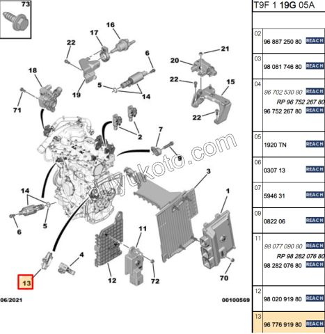 KAPAK VOLAN SENSOR MUHAFAZA PLASTIK 1.2CC 130HP