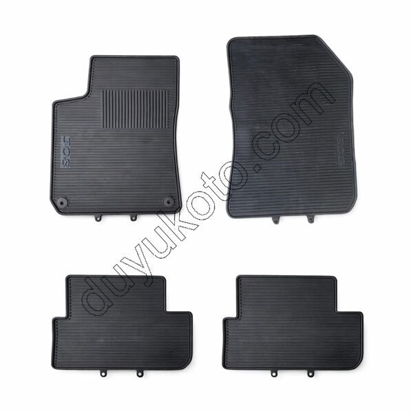 Peugeot 308 Kauçuk Paspas Takımı Siyah 2013-2017