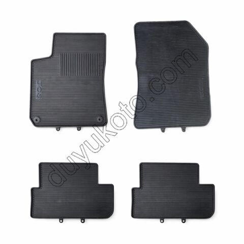 Peugeot 308 Kauçuk Paspas Takımı Siyah 2013-2017