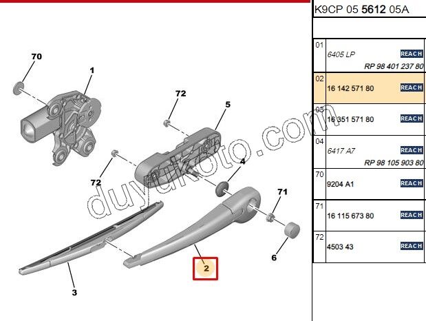 KOL CAM SILGI ARKA PRT3 1P