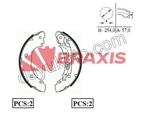 Fren Balatası Arka Tk 14Q DCT2 BXR2