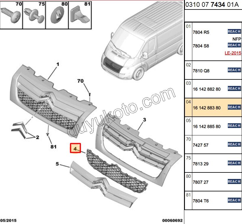 IZGARA ON PANJUR ORTA JR31