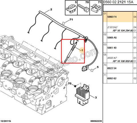 KIZDIRMA BUJI 2.0HDİ 16V 136HP
