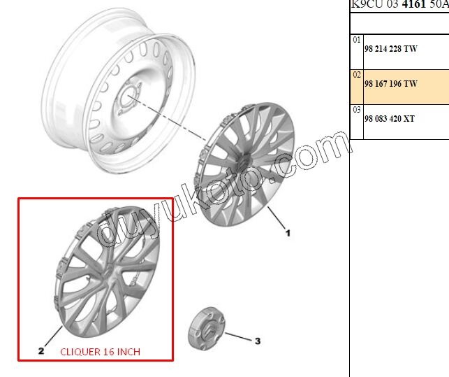 Jant Kapağı 16'inç BR4