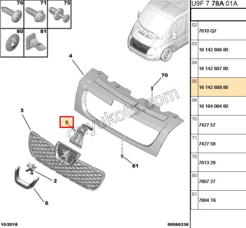 AYAK SAC PANJUR ON BAGLANTI BXR3