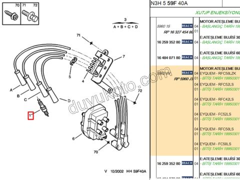 BUJI TU1 TU3 XU7 XU10 TU5JP