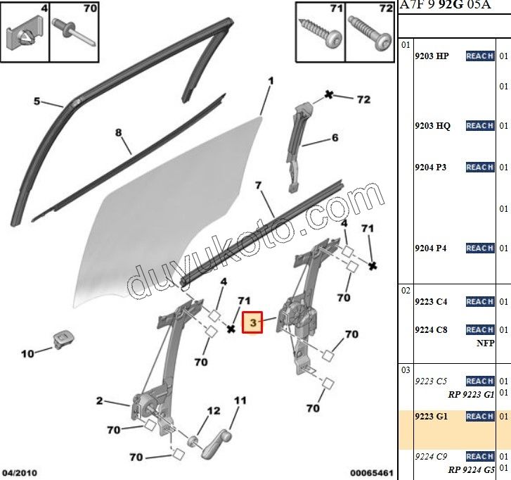 KRIKO CAM ARKA SOL MOTOR+ P207 STATION WAGON