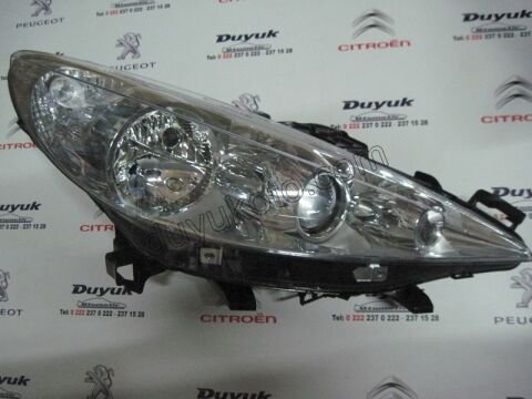 Peugeot 207 Far Sağ STD H7+H7 2006/2009