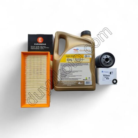 Peugeot Citroen Opel 1.2 PureTechYağ ve Filtre Bakım Seti 4 Parça 1.2CC Turbosuz 75Hp 82 Hp