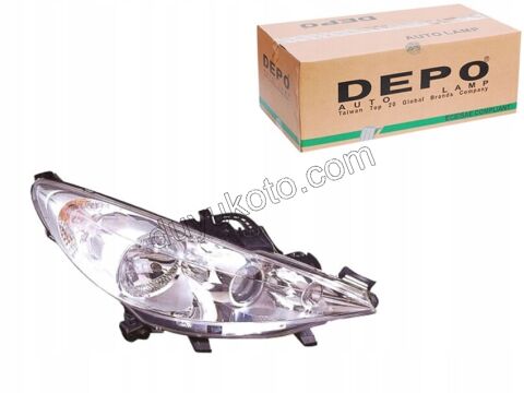 Peugeot 207 Far Sağ MERCEK+ 2006/2009