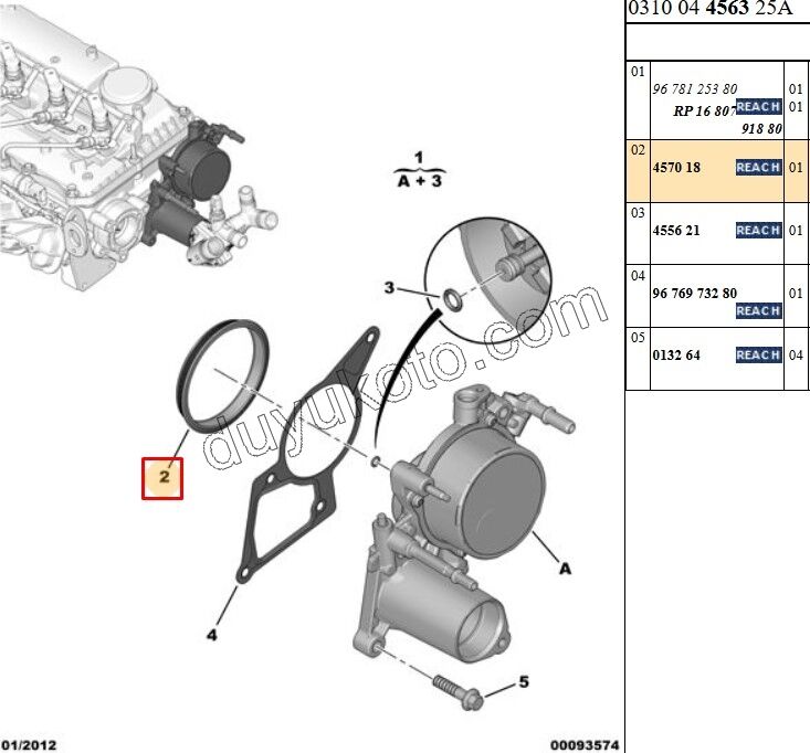 Vakum Pompa Contası    BXR3