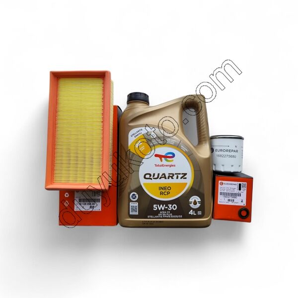 Peugeot Citroen Opel 1.2 PureTech
Yağ ve Filtre Bakım Seti  4 Parça 
1.2CC Turbosuz 75Hp 82 Hp