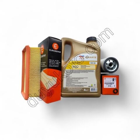 Peugeot Citroen Opel 1.2 PureTech
Yağ ve Filtre Bakım Seti  4 Parça 
1.2CC Turbosuz 75Hp 82 Hp