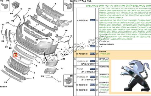 ARMA ASLAN ON PANJUR P3082 P30081MQ PRT3MQ LED+ 2 TIRNAKLI