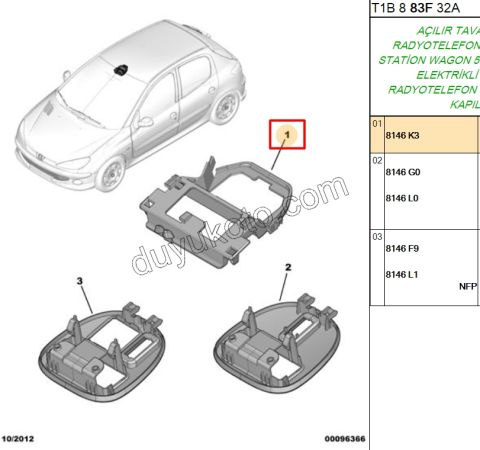 Tavan Lamba Bağlantı Ayağı P206