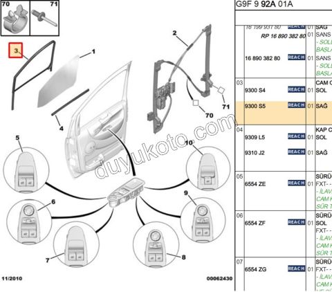 FITIL KAPI CAMI CERCEVE ON R EXP3 SCD3