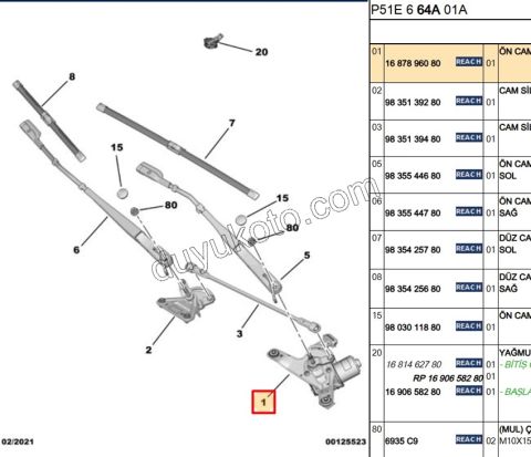 MOTOR CAM SILGI ON P3083