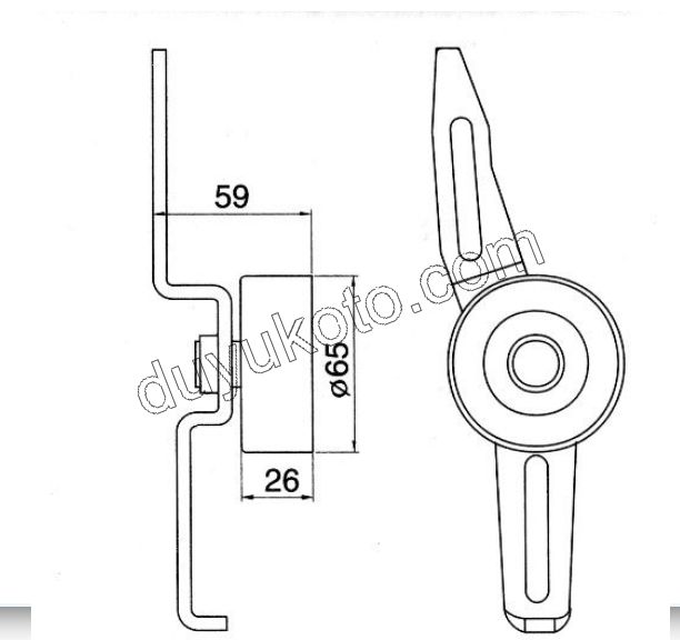 Alternatör Gergi Rulmanı