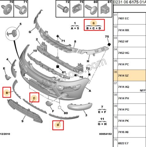 DEFLEKTOR ON TAMPON ALT YM C31MQ