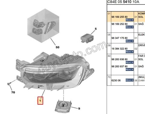 Citroen C5 Aircross Far Sol 2019/2022