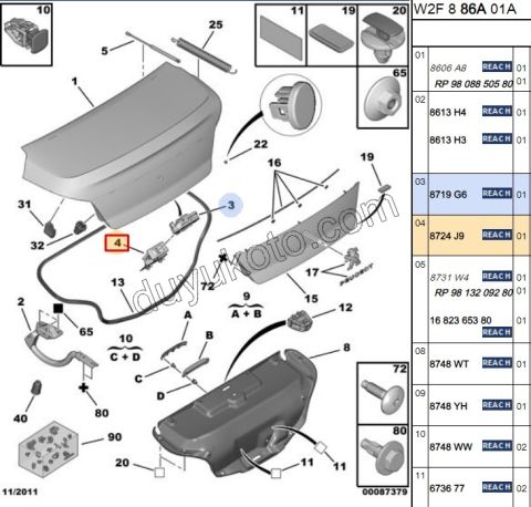 KARSILIK KILIT BAGAJ KAPAK P3081 P5081 P30081 C53 KILIT