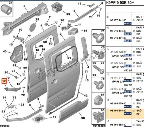 MAKARA SURGULU KAPI ALT R PRT4 DB5