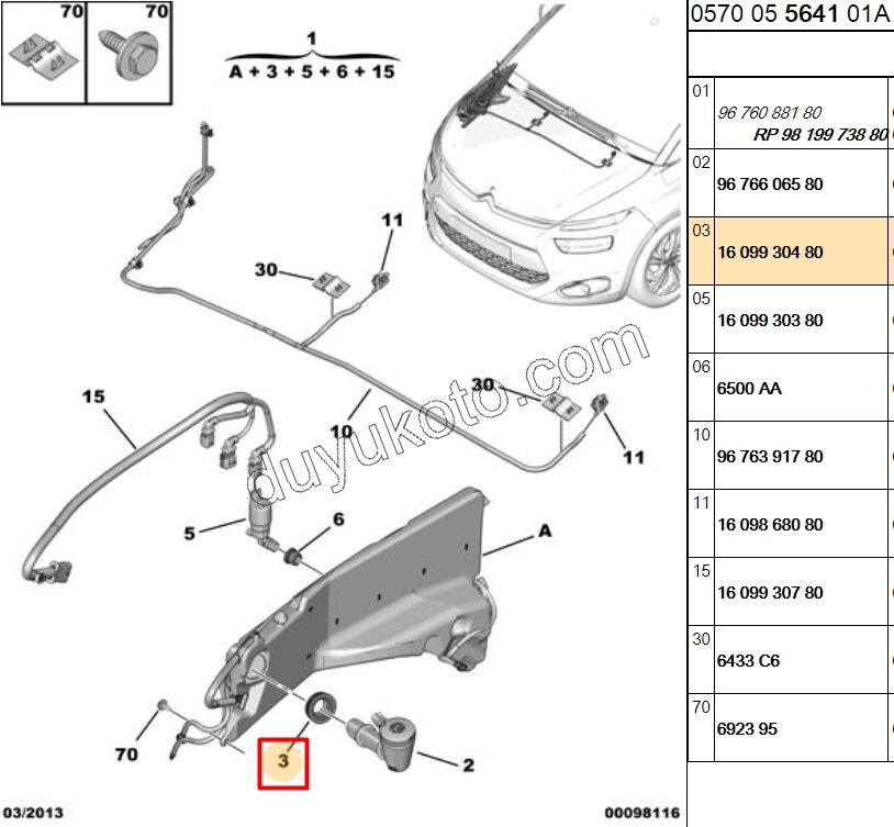CONTA LASTIK CAM SUYU DEPO DOLUM AGAZ C4PC2