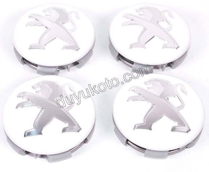 Jant Kapağı Orta Göbek Arması TK BEYAZ ZEMIN KROM P2081 P2082 P3081 P3082