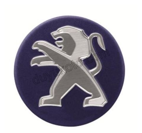 Jant Kapağı Orta Göbek Arması TK MAVİ ZEMIN KROM P2081 P2082 P3081 P3082 P508 RCZ