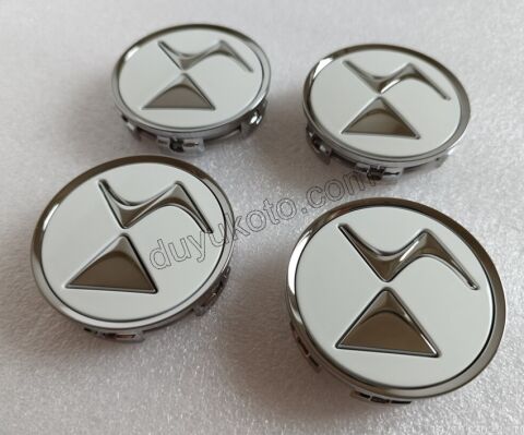 DS Jant Kapağı Orta Göbek Arması TK (4ADET) BEYAZ ZEMIN DS3 DS4 DS5 DS7