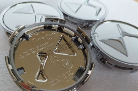 DS Jant Kapağı Orta Göbek Arması TK (4ADET) BEYAZ ZEMIN DS3 DS4 DS5 DS7