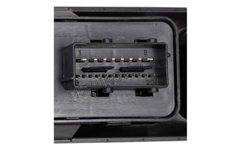 Ön Cam Açma Anahtarı Sol (Sürücü) (Çerçevesiz) P30081 P50081 FOLD+ 96650621ZD