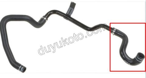 Su Radyatörü Alt Hortumu PBP 1.4HDİ Euro4 02/11