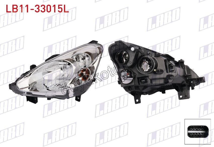 Peugeot Partner Far Sol 2012-2016 (Ledli Tampon)