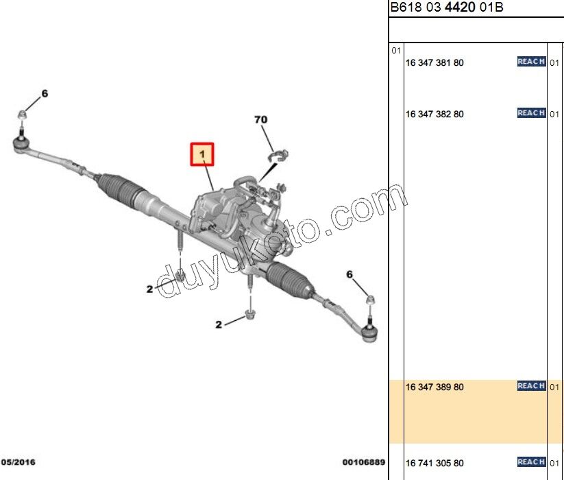 Direksiyon Kutusu C34 B618