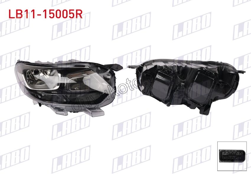 Peugeot Expert Citroen Jumpy Fiat Scudo Far Sağ PANELVAN 2017/2023