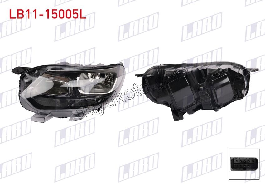 Peugeot Expert Citroen Jumpy Fiat Scudo Far Sol PANELVAN 2017/2023