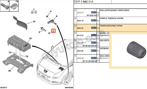 TAPA TERMOSTAT HAVA ALMA VE SUBAP KAPAGI