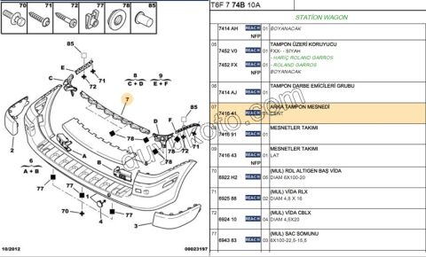 AYAK ARKA TAMPON TUTUCU P307 SW