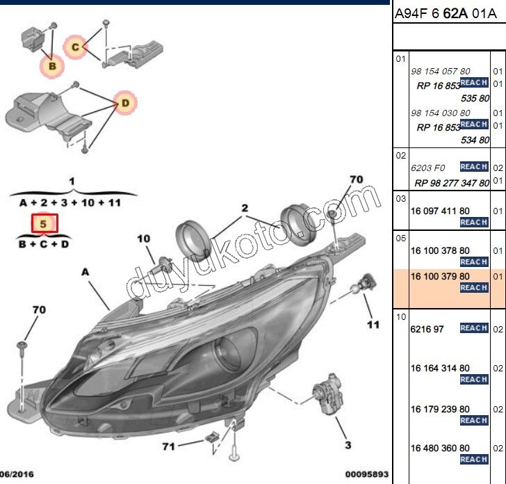 Peugeot 2008 FAR TAMIR TK R 2013/2016