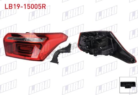 Citroen Celysee Stop Lambası Sağ 2017/2024