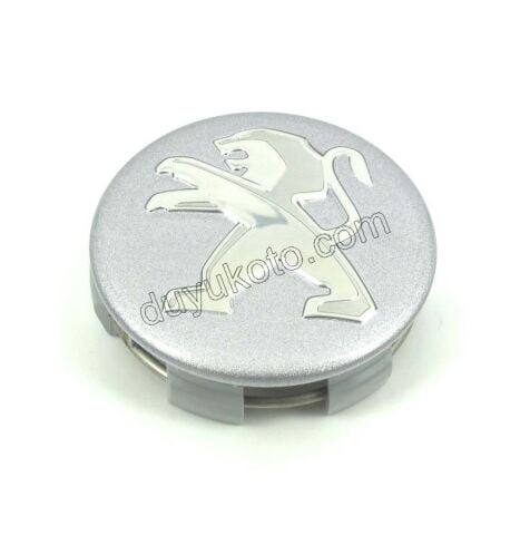 Jant Kapağı Orta Göbek Arması P301 (GRI ZEMIN KROM LOGO)