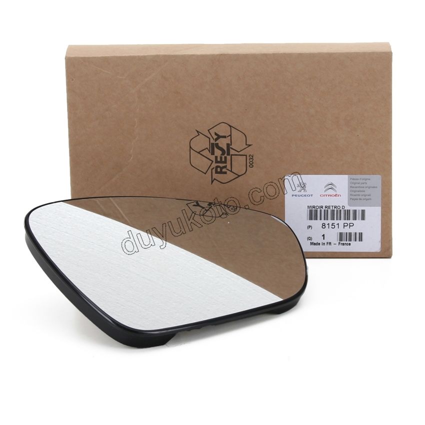 Citroen C3 C5 Dikiz Ayna Camı Sağ Rezistanslı 2008/2013