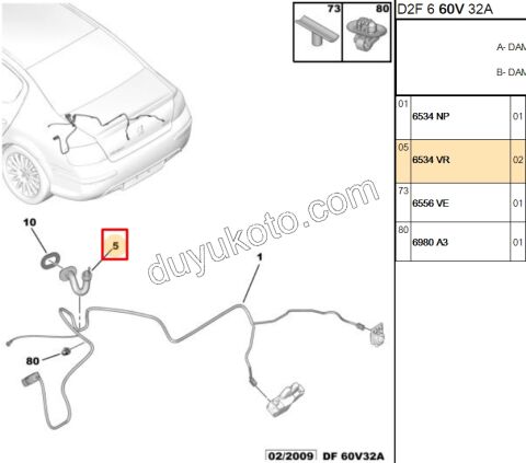 HORTUM BAGAJ KAPAK TESISIAT KORUYUCU P407