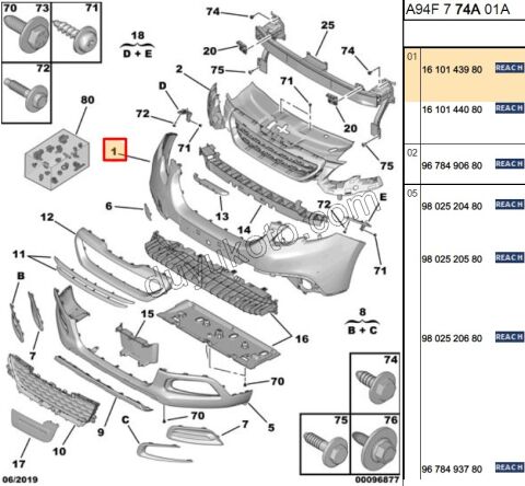 Ön Tampon P20081 SENSOR--