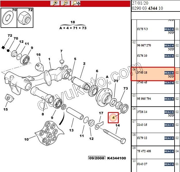 KAPAK PORYA TOZ ARKA P306