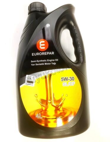 EUROREPAR YAG 5W30 4LT API SL/CF YARI SENTETIK